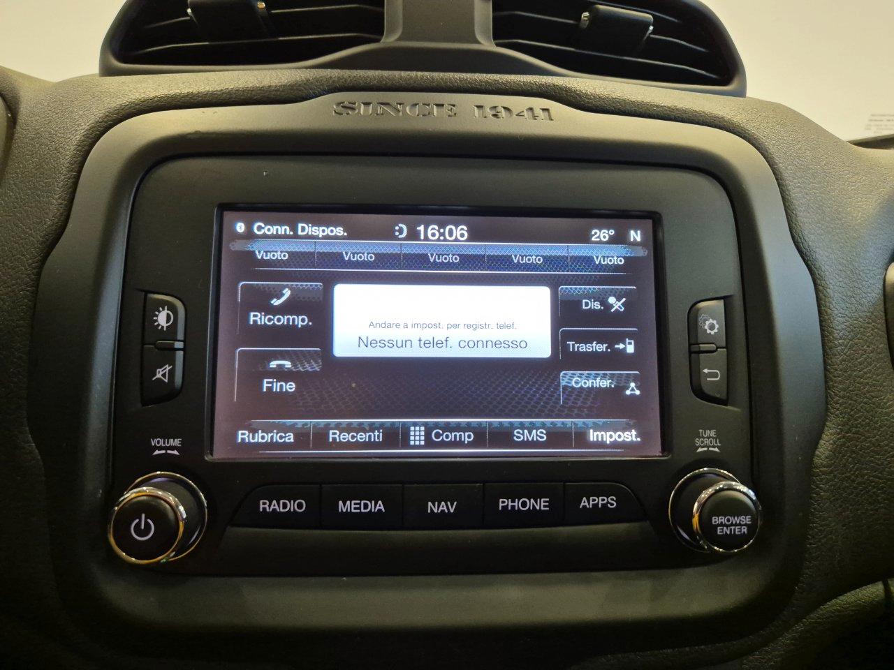 Jeep Renegade 1.4 m-air Limited 140cv auto - NEOPATENTATI - Cam - Cruise/Lim - Tetto