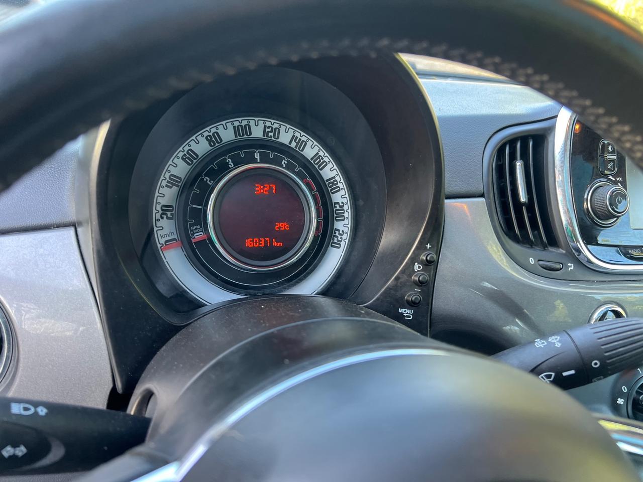 Fiat 500 1.2 benzina Lounge 2016 tetto panoramico