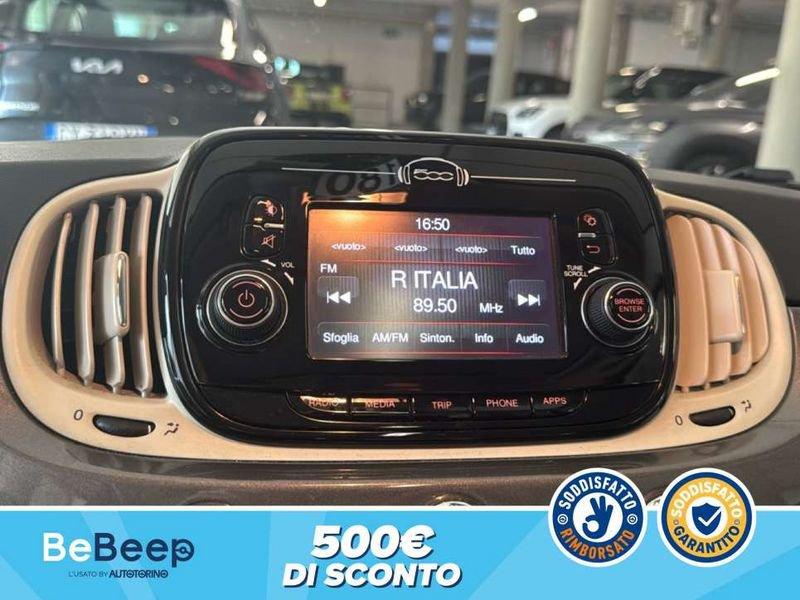 FIAT 500 1.2 LOUNGE S&S 69CV MY19