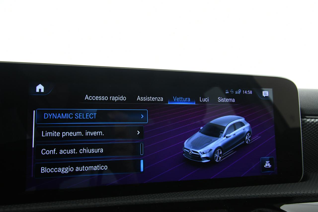Mercedes-Benz A 180 d Sport auto CAMERA+LED+BLUETOOTH+NEOPATENTATI