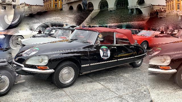 Citroen DS CABRIO - TARGHE ORIGINALI - n°46 DELLA 500 MIGLIA