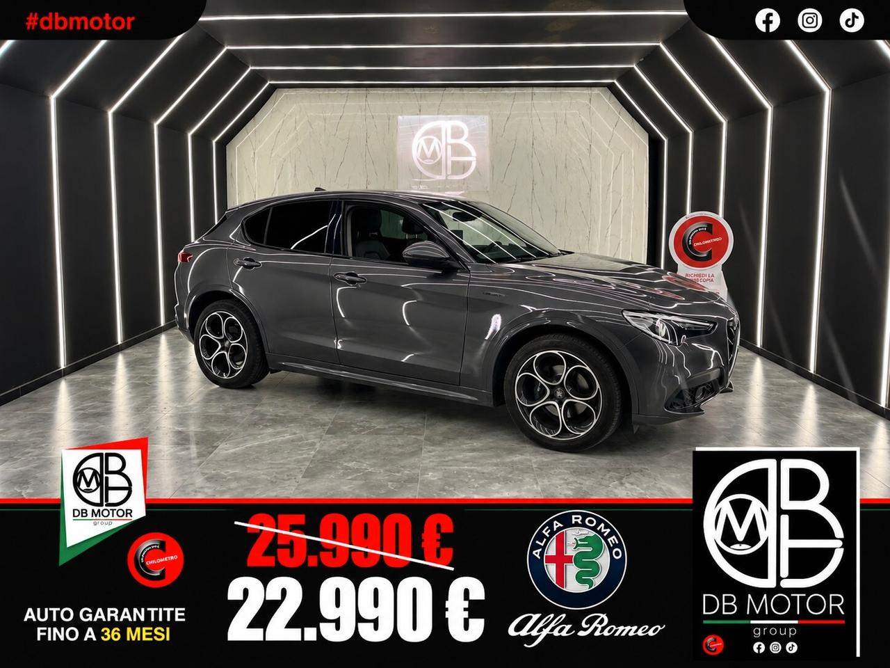 Alfa Romeo Stelvio 2.2 Turbodiesel 210 CV AT8 Q4 Veloce