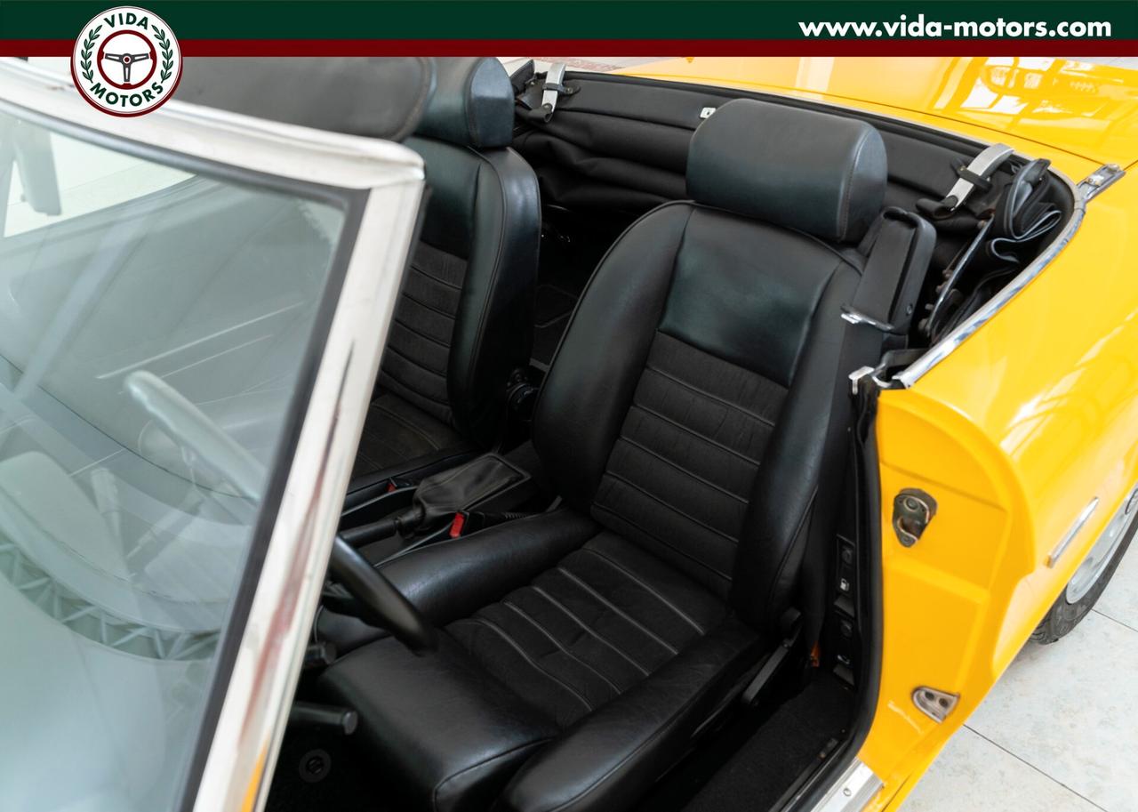 Alfa Romeo Spider 2.0 * 28.000 KM * GIALLO GINESTRA * ASI