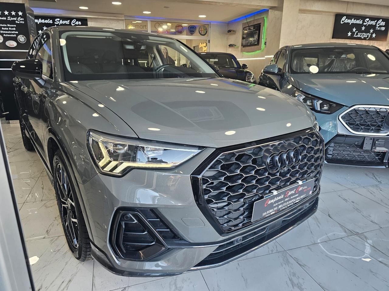 NUOVA AUDI Q3 SPORTBACK 35 TDI 150CV S-TRONIC S-LINE IDENTITY BLACK