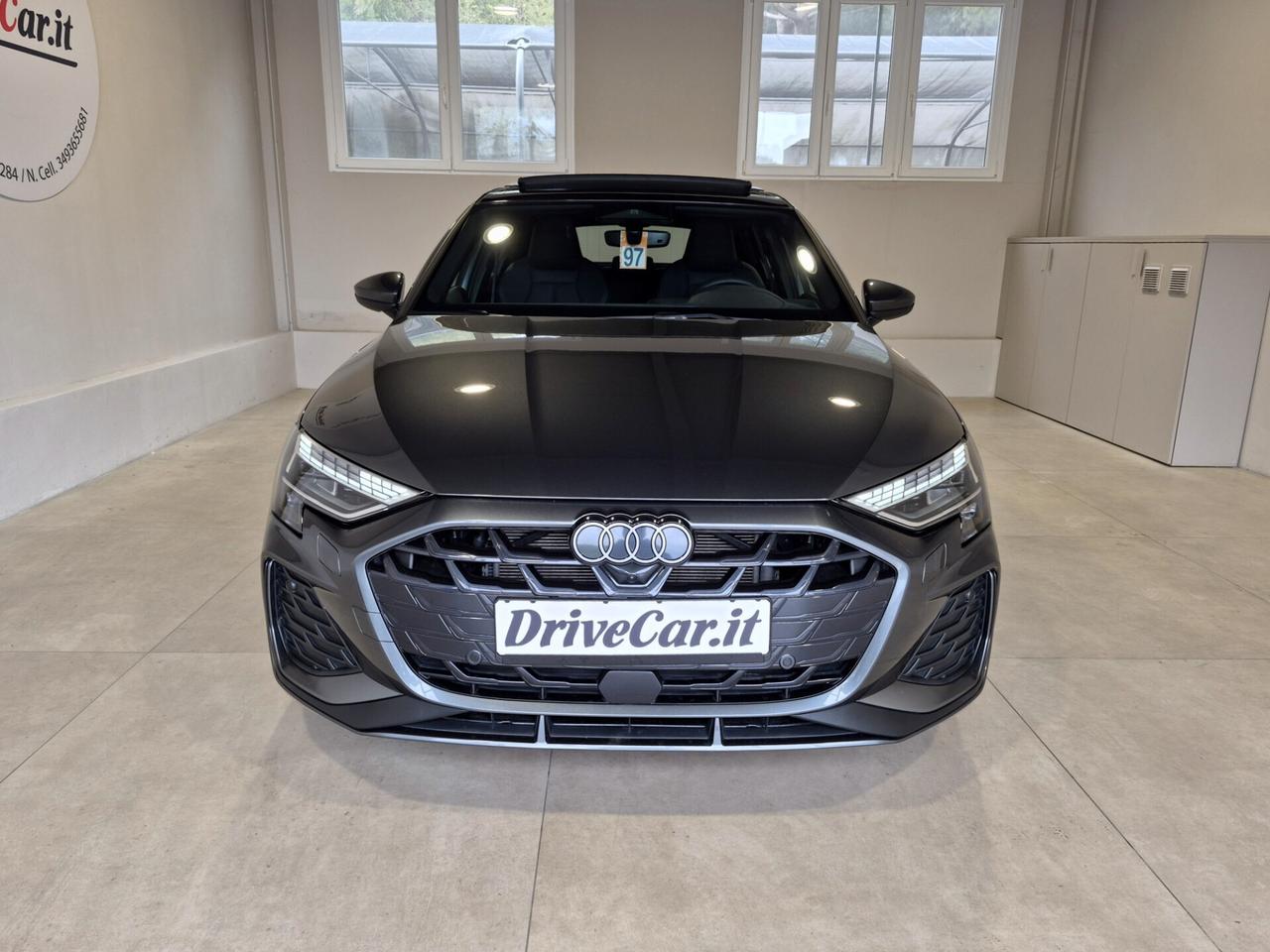Audi A3 SPORTBACK TFSI MHEV S LINE EDITION S-TRONIC MATRIX SONOS TETTO CARPLAY 360° ACC AUTO UFFICALE AUDI 1 PROPRIETARIO