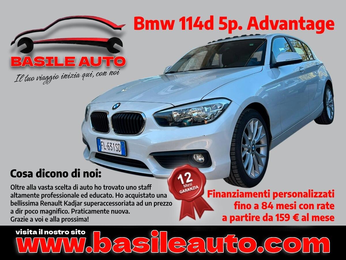 Bmw 114 114d 5p. Advantage