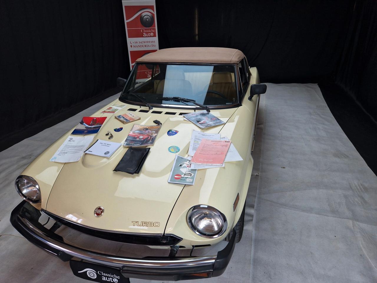 Fiat 124 Spider Turbo 2.0 cc certif. ASI CRS