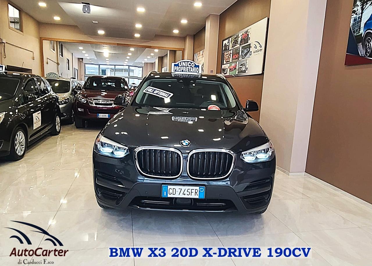 Bmw X3 2.0 TDI 190CV X-DRIVE -2021-1 PROPRIET