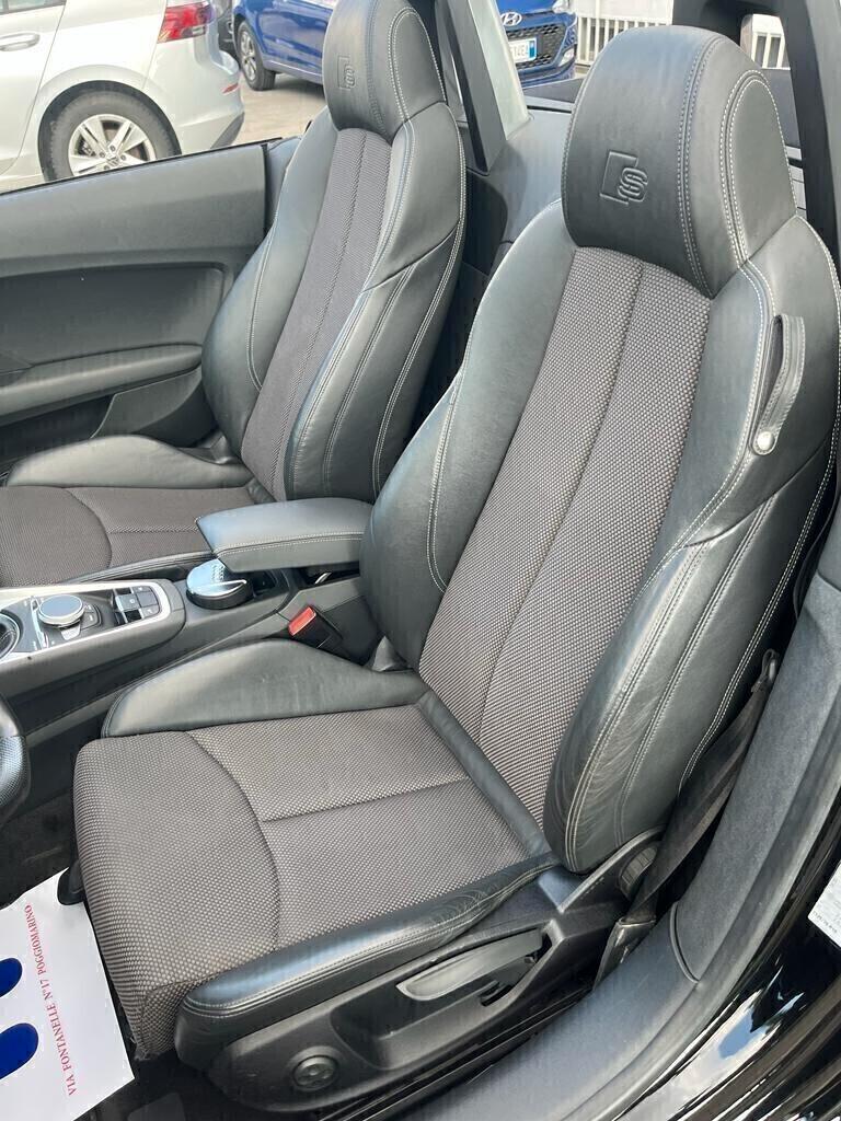 Audi TT CABRIO CAMBIO MANUALE S line cockpit diesel 2016
