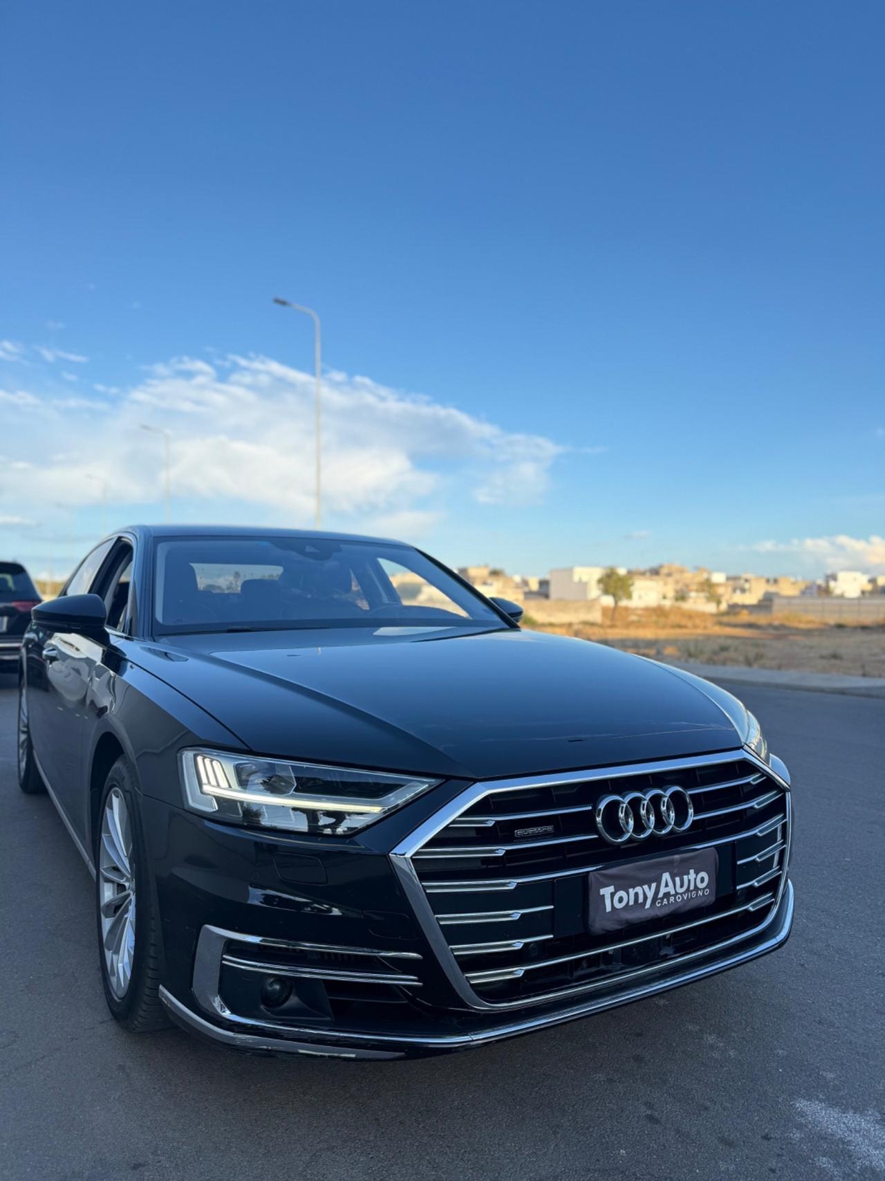 Audi A8 50 TDI 3.0 mhev quattro TIPTRONIC LUCI SOFFUSE INTERNE VIRTUAL COCKPIT,TELECAMERA,NAVI, APPLE CARPLAY