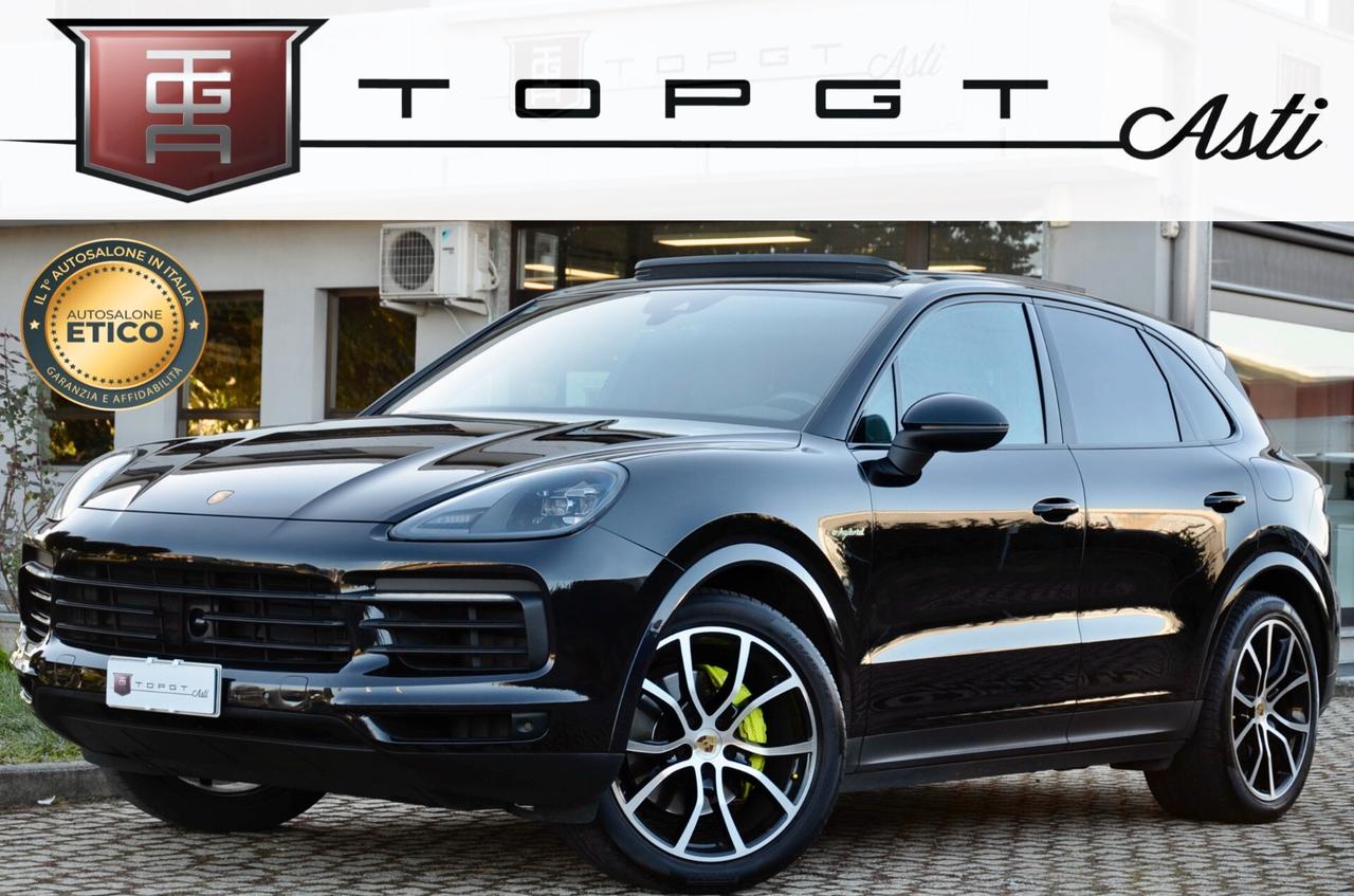 PORSCHE CAYENNE 3.0 E-HYBRID PHEV PLUG-IN 462cv TIPTRONIC, PERFETTE CONDIZIONI, SERVICE PORSCHE, UFF ITALIANA, TETTO, HI-FI BOSE, SPORT CHRONO, FARI LED, RETROCAMERA, 21", PERMUTE