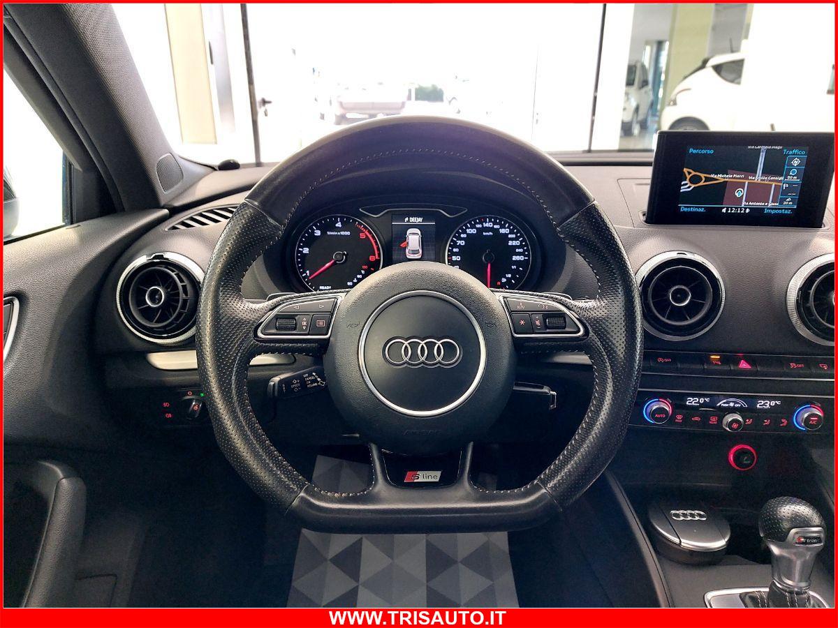 AUDI A3 SPB 1.6 TDI S-Tronic S-line (BIXENO+PELLE+NAVI)