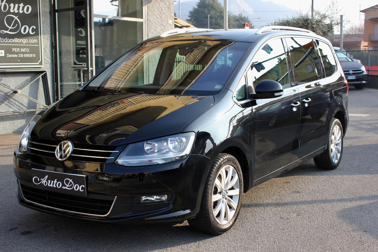 VOLKSWAGEN SHARAN 2.0 TDI 150 CV ALLSTAR EXECUTIVE NAVY XENON PORTE ELETTRICHE