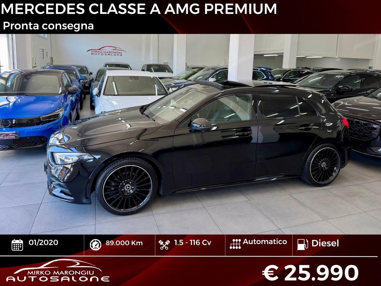 Mercedes CLASSE A AMG Premium FINANZIABILE