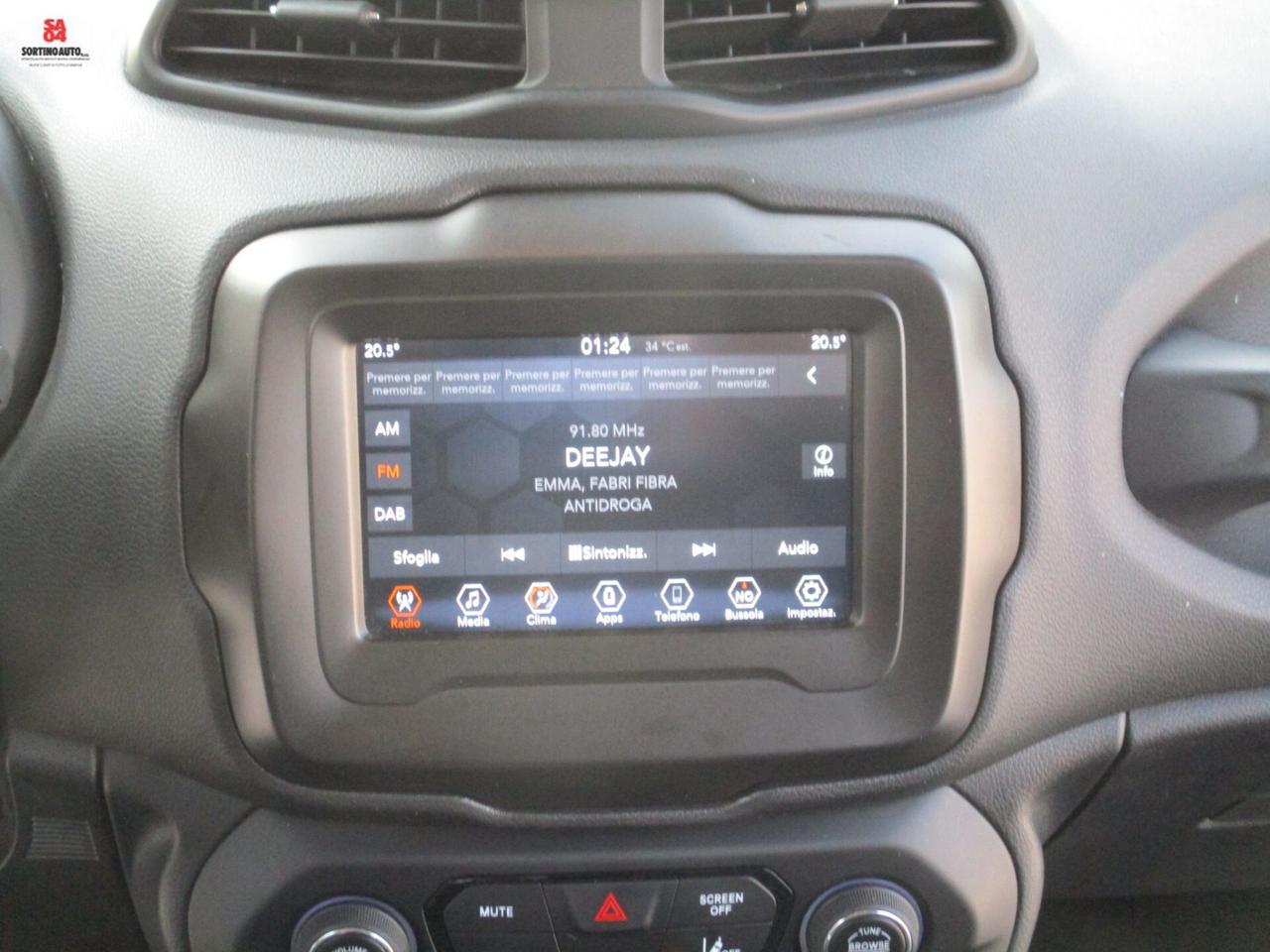 Jeep Renegade 1.6 Mjt 130 CV Limited 6/2022 KM79000