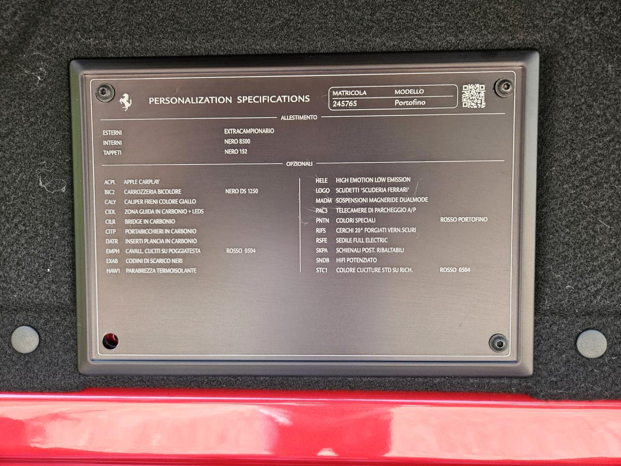 Ferrari Portofino Iva Esposta