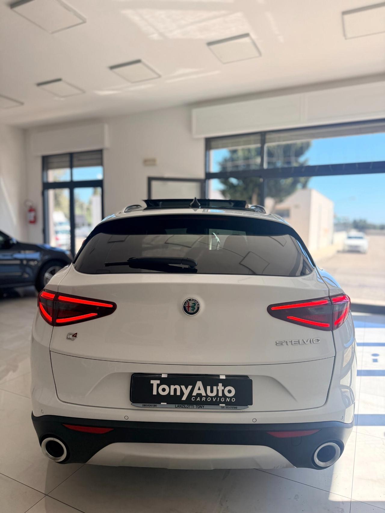 Alfa Romeo Stelvio 2.2 t Super Q4 210cv auto TETTO APRIBILE,TELECAMERA,SEDILI RISCALDABILI,NAVI,ANDROID AUTO,BLOCK SHAF