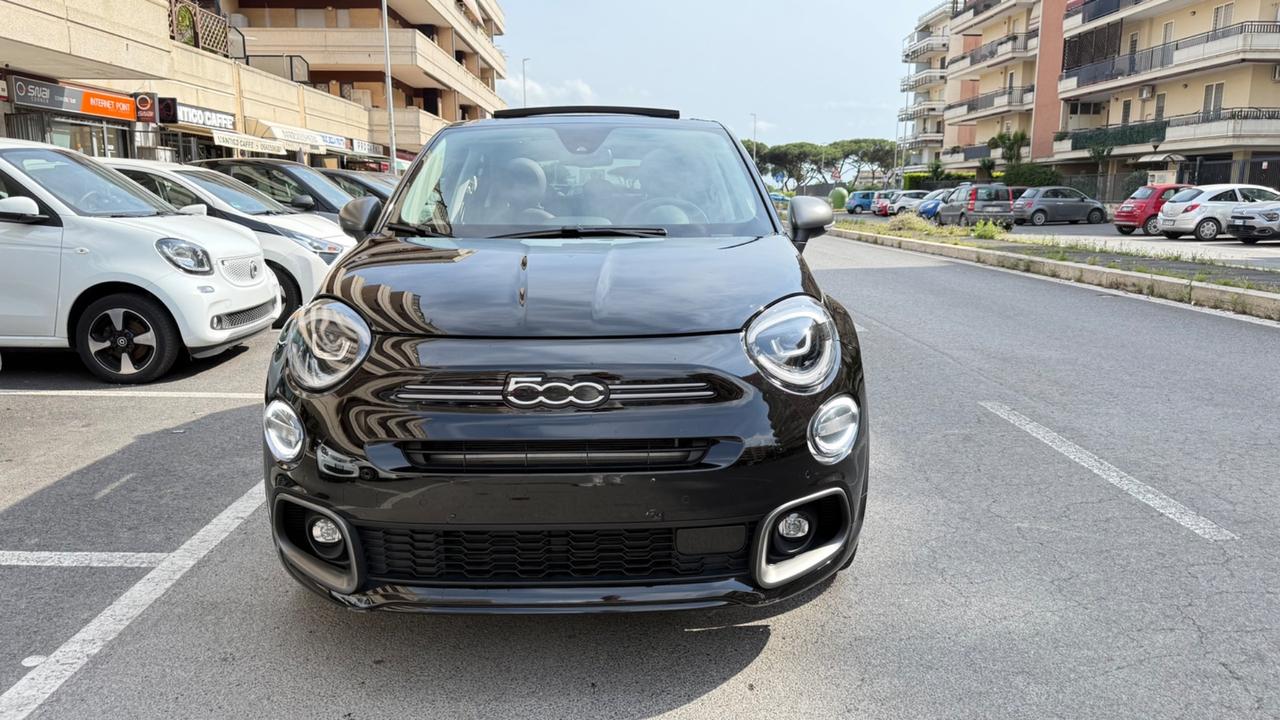 Fiat 500X 1.5 T4 Hybrid 130 CV DCT Sport C.AUTOMATICO LED NAVI TETTO APRIBILE CERCHI 18 PELLE KAMERA PDC