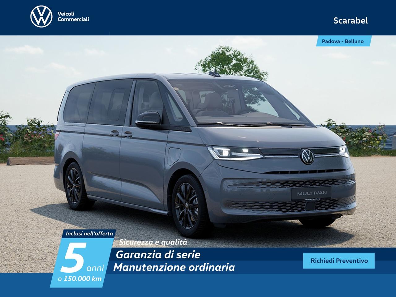 Volkswagen T7 Multivan lungo 1.5 phev life 4motion 245cv dsg 7p.ti