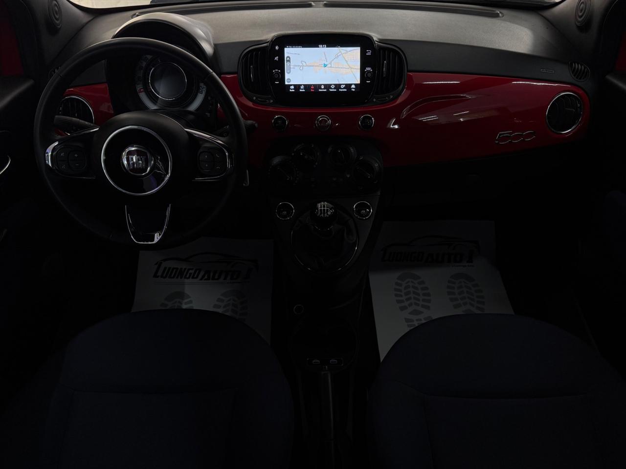 Fiat 500 1.0 Hybrid Red Full Optional