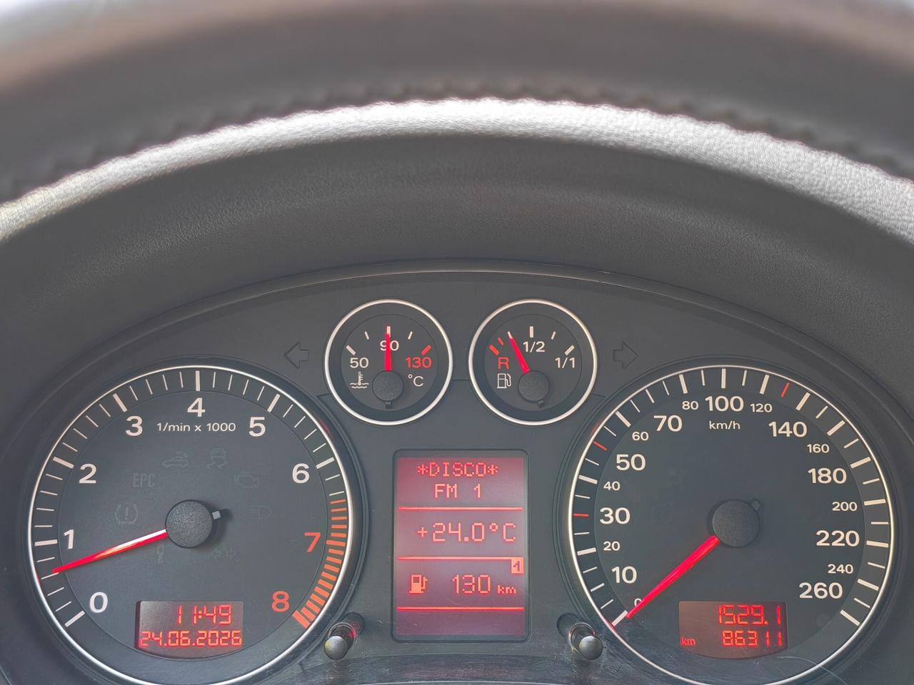 Audi A3 1.6 BENZINA 102cv / 86.000km / Unipro