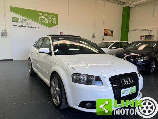 AUDI A3 SPB 2.0 16VTFSI quattroTETTO,PELLE,KM CERT,UNICA.