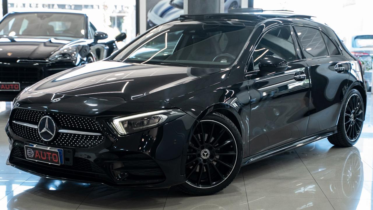 Mercedes-benz A 200 D PREMIUM PLUS AMG 19" TETTO PACK LUCI MULTIBEAM FULL OPTIONAL