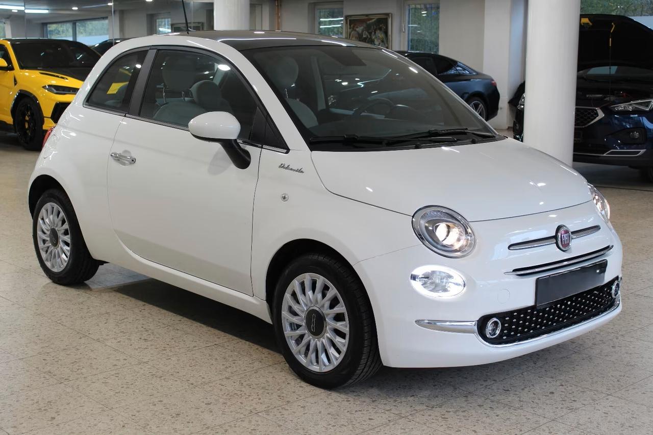 Fiat 500 1.0 Hybrid Dolcevita-PELLE-TETTO PAN-PDC