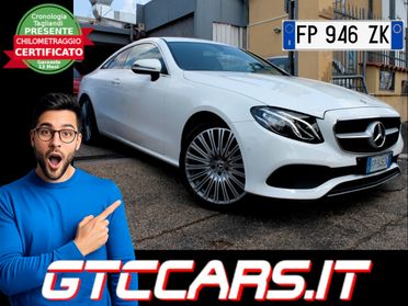 Mercedes-benz E 220 d 4Matic Auto Sport Coupe TUTTI TAGLIANDI UFFICIALI MERCEDES