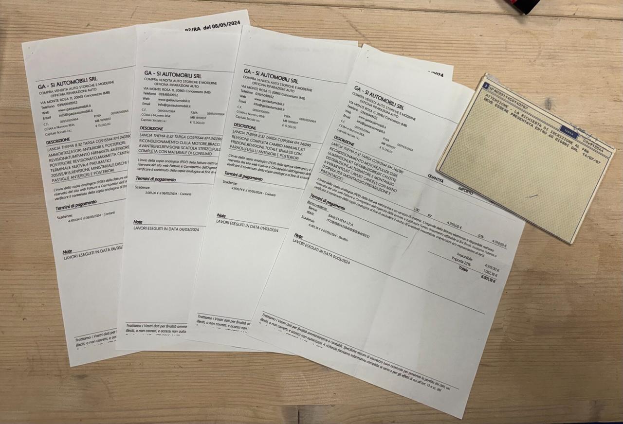 Lancia Thema 8.32 solo 2 proprietari