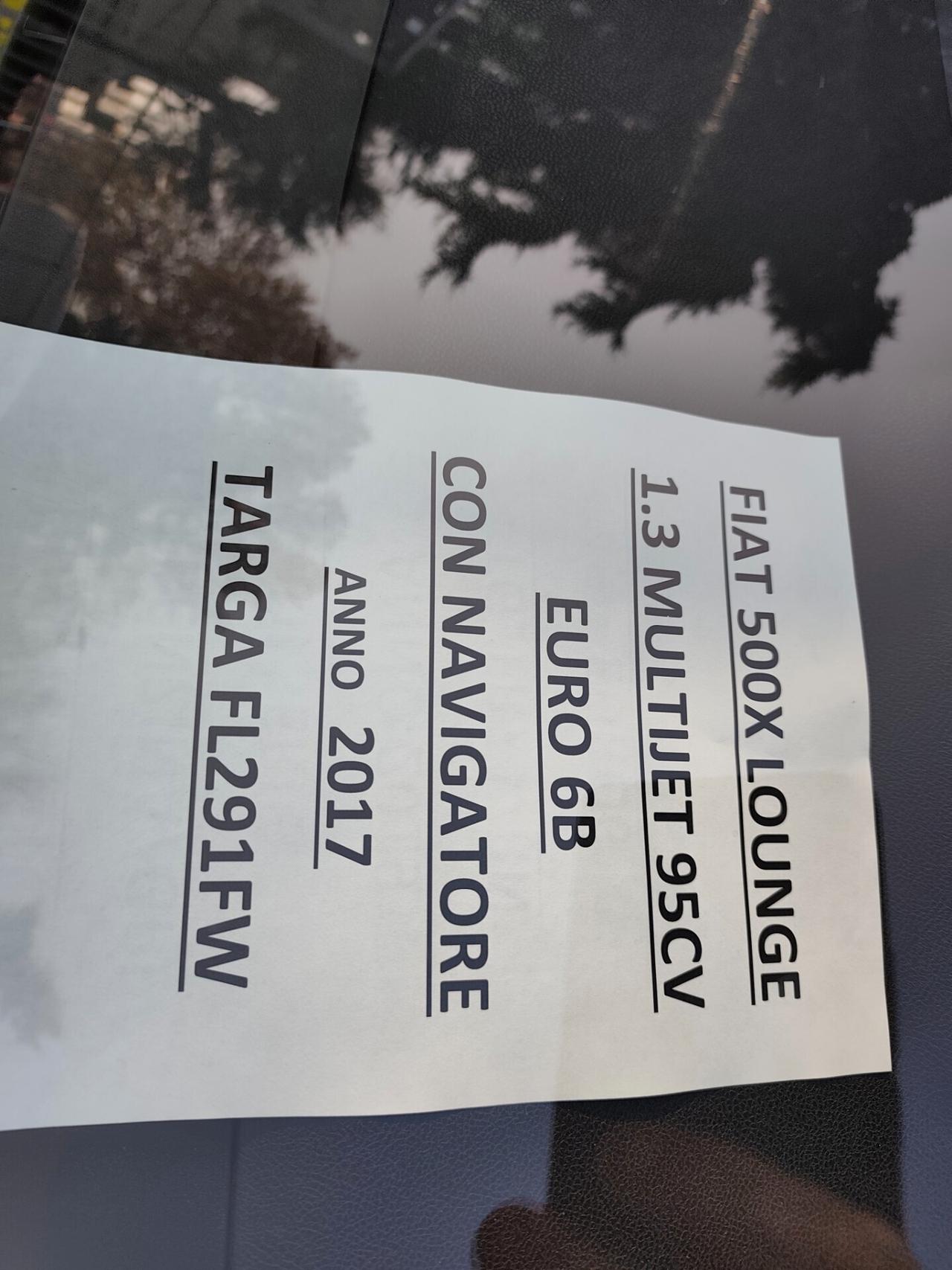 Fiat 500X 1.3 MultiJet 95 CV Lounge