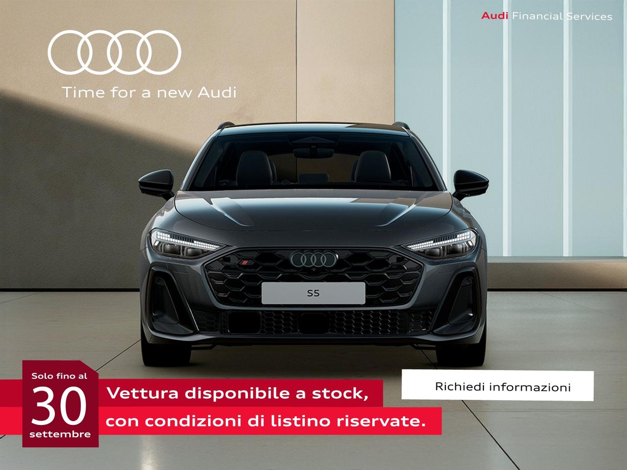 Audi S5 avant 3.0 tfsi mhev+ sport attitude quattro 367cv s-tronic