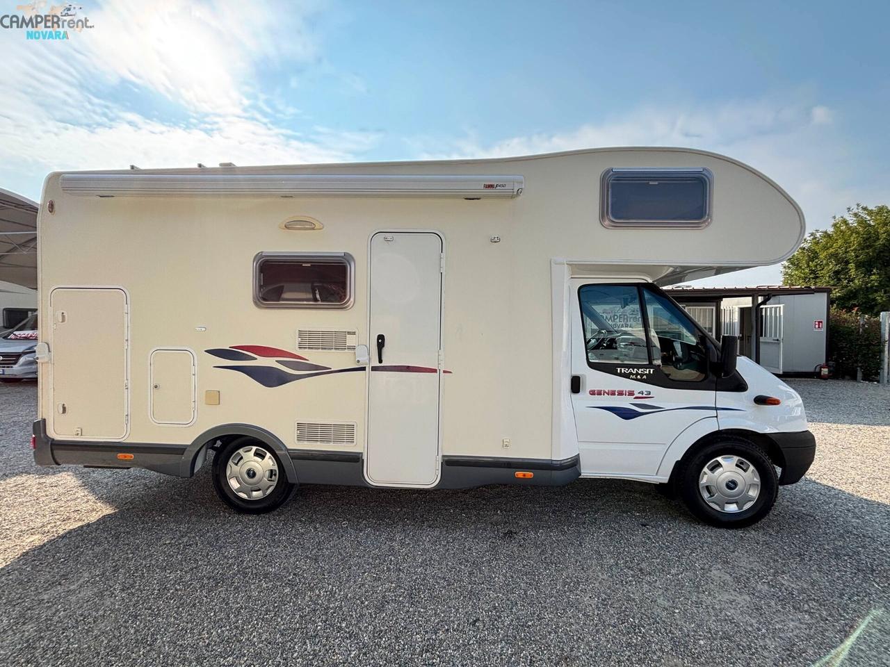 CHALLENGER GENESIS 43 - mansardato con letti a castello in coda