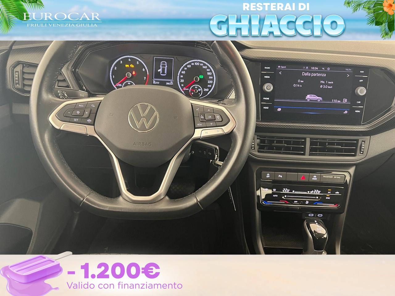 Volkswagen T-Cross 1.0 tsi sport 110cv dsg