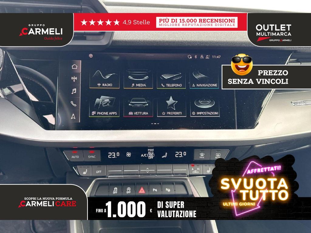 Audi A3 Sedan 35 MHEV S LINE CAMBIO AUTO,LED,CERCHI 17