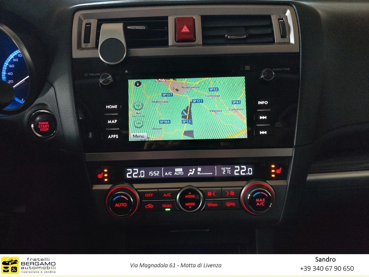 Subaru Outback 2.0d Unlimited lineartronic AWD Tettuccio