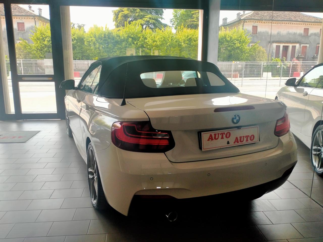 BMW 218 D CABRIO F23 150CV MSPORT STEPTRONIC / FULL SVC BMW / CAMERA