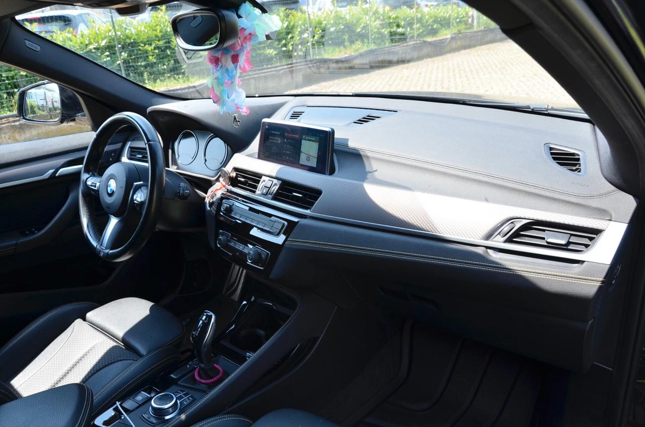 BMW X2 SDRIVE18d MSPORT 150cv AUTO, UFF ITALIANA, TUTTI SERVICE UFF BMW, EURO 6D, FARI LED, RETROCAMERA, PERMUTE