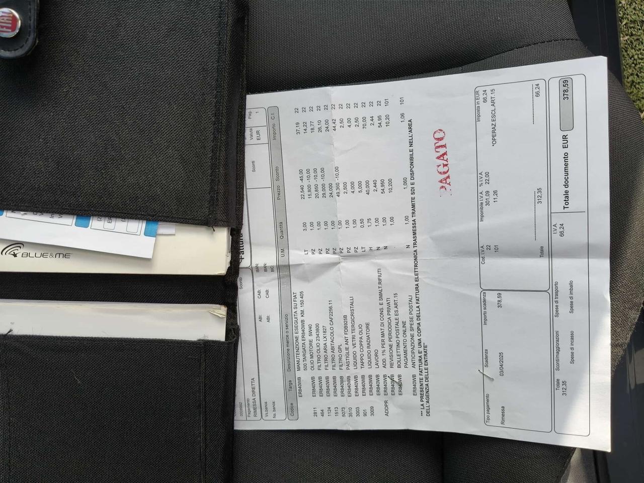 FIAT 500 GPL DI SERIE LOUNGE FINE 2013 NUOVA