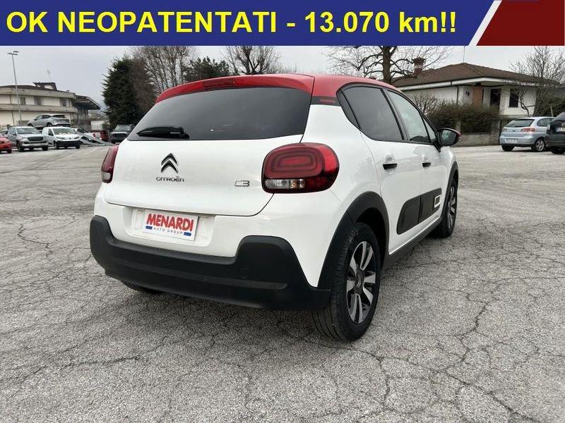 Citroën C3 PureTech 83 S&S Shine OK NEOPATENTATI - PROMO