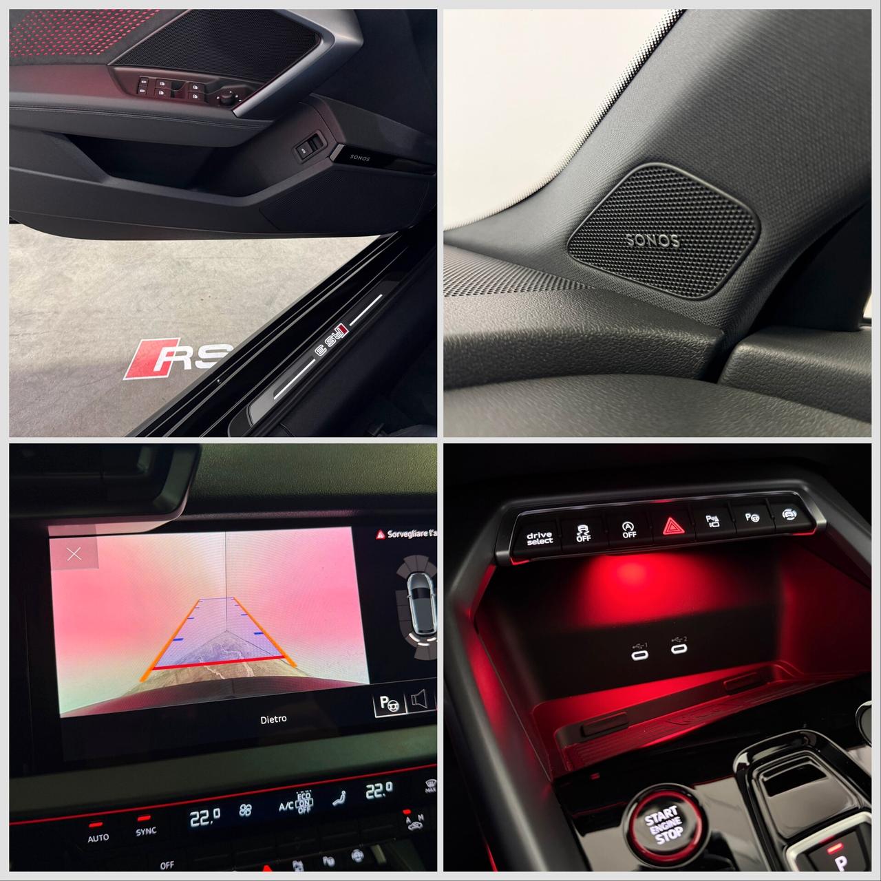 Audi RS3 Spb Tfsi Quattro Tetto Full UFF. ITALIANA *MY 2026*GARANZIA E SERVICE AUDI* PREZZO REALE SE