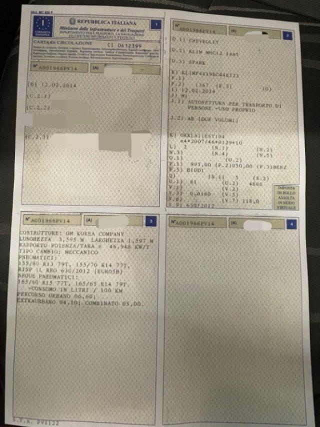 CHEVROLET Spark 1.0 LS