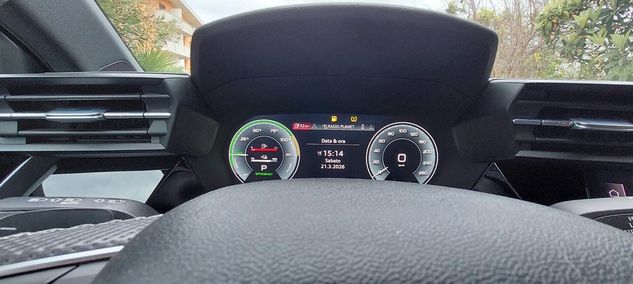 A3 SPB 4.0 TSI S-LINE AUTOMATICA ELETTRICA IBRIDA BENZINA 150 CV NAVI LEGA COCKPIT VIRTUAL