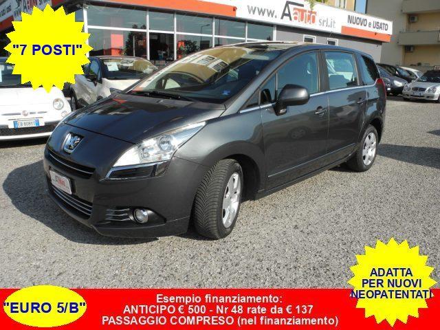 PEUGEOT 5008 1.6 HDi 112cv -7 POSTI-Unica Proprietaria-EURO 5/B
