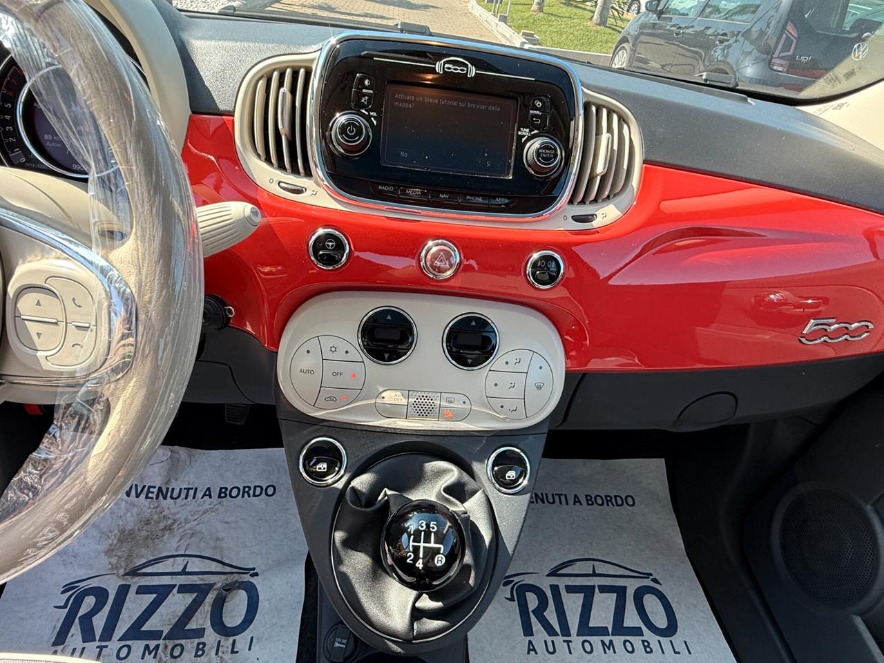 FIAT 500 1.2 LOUNGE EDITION KODAK NAVI TETTO PELLE