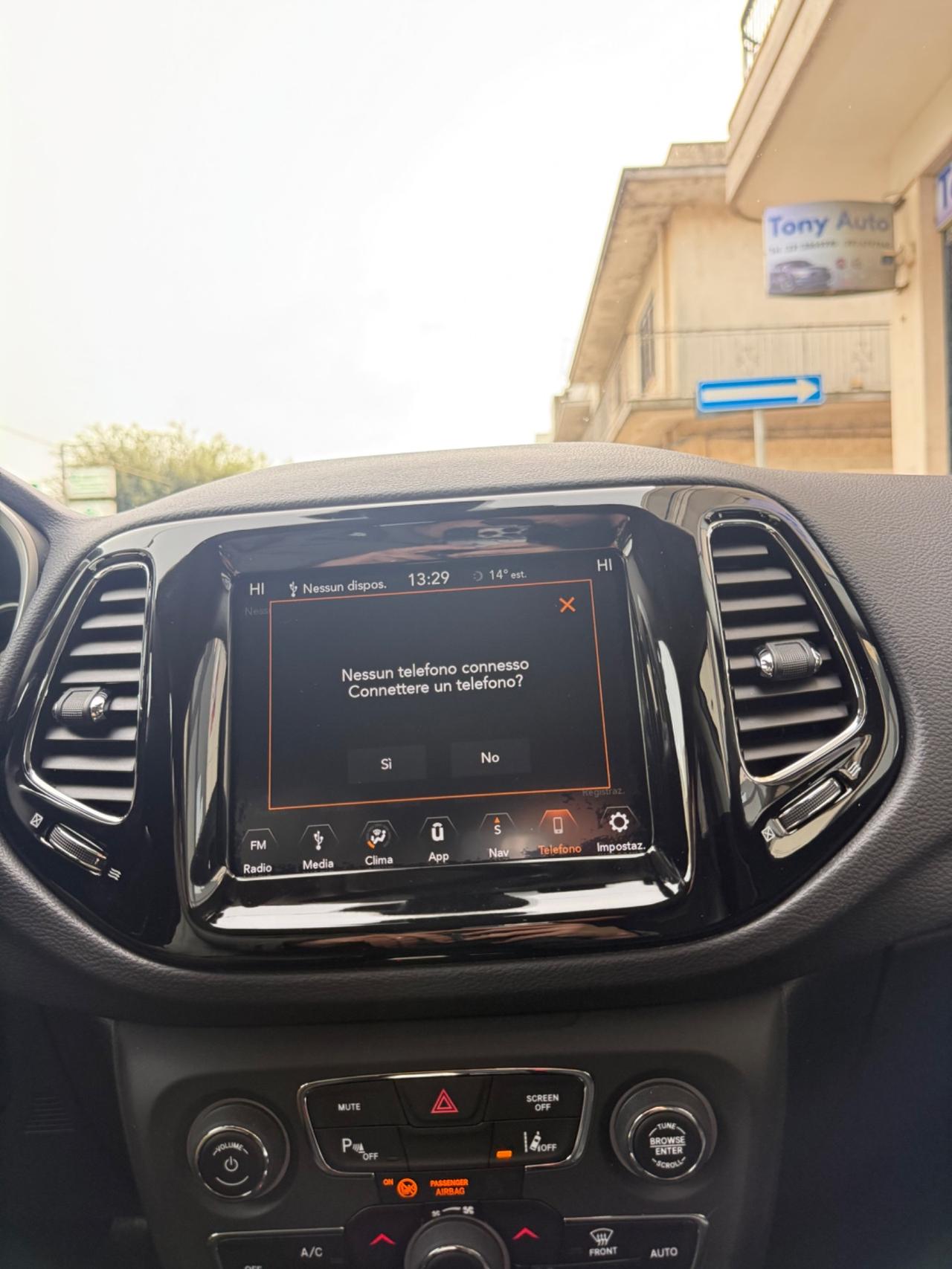 Jeep Compass 2.0mjt Limited 4wd 140cv auto NAVI FULL LED,INTERNI IN PELLE, KM CERTIFICATI JEEP,UNI PROP.