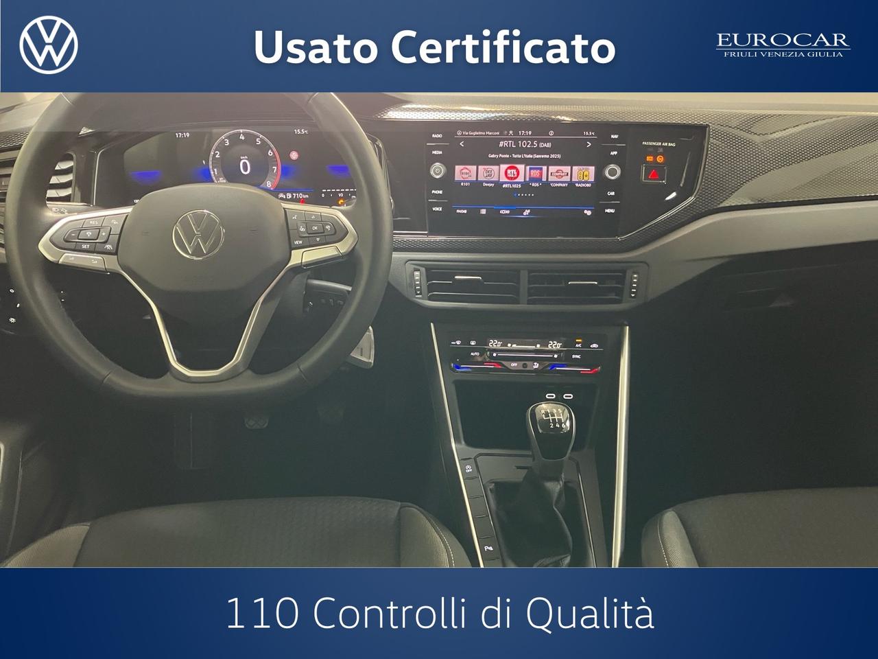 Volkswagen Taigo 1.0 tsi life 110cv