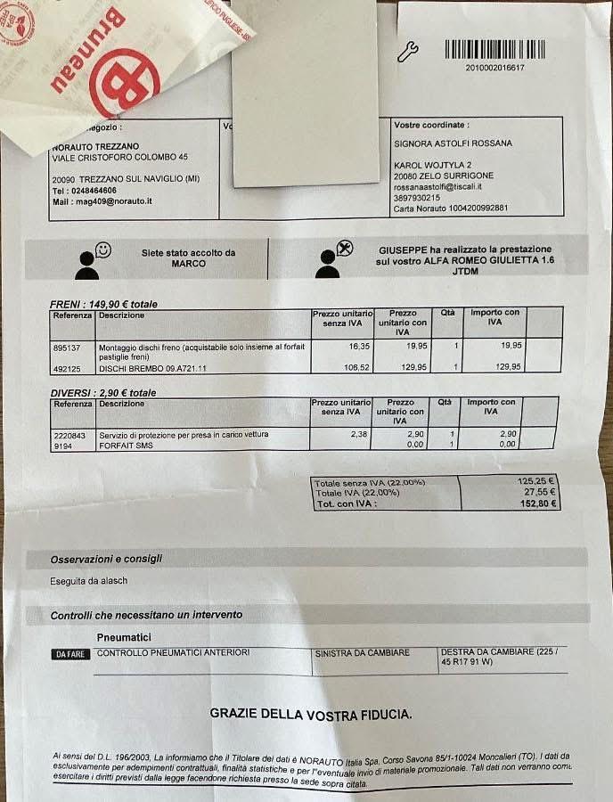 Alfa Romeo Giulietta 1.6 MJT 120CV