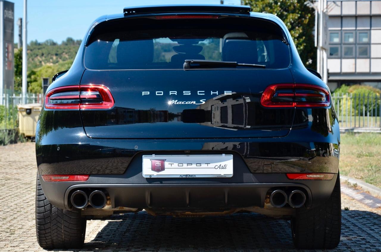 PORSCHE MACAN S 3.0d 258cv PDK, IVA ESPOSTA, TETTO, SCARICO, EURO 6B, XENO, RETROCAMERA, 21", PERMUTE