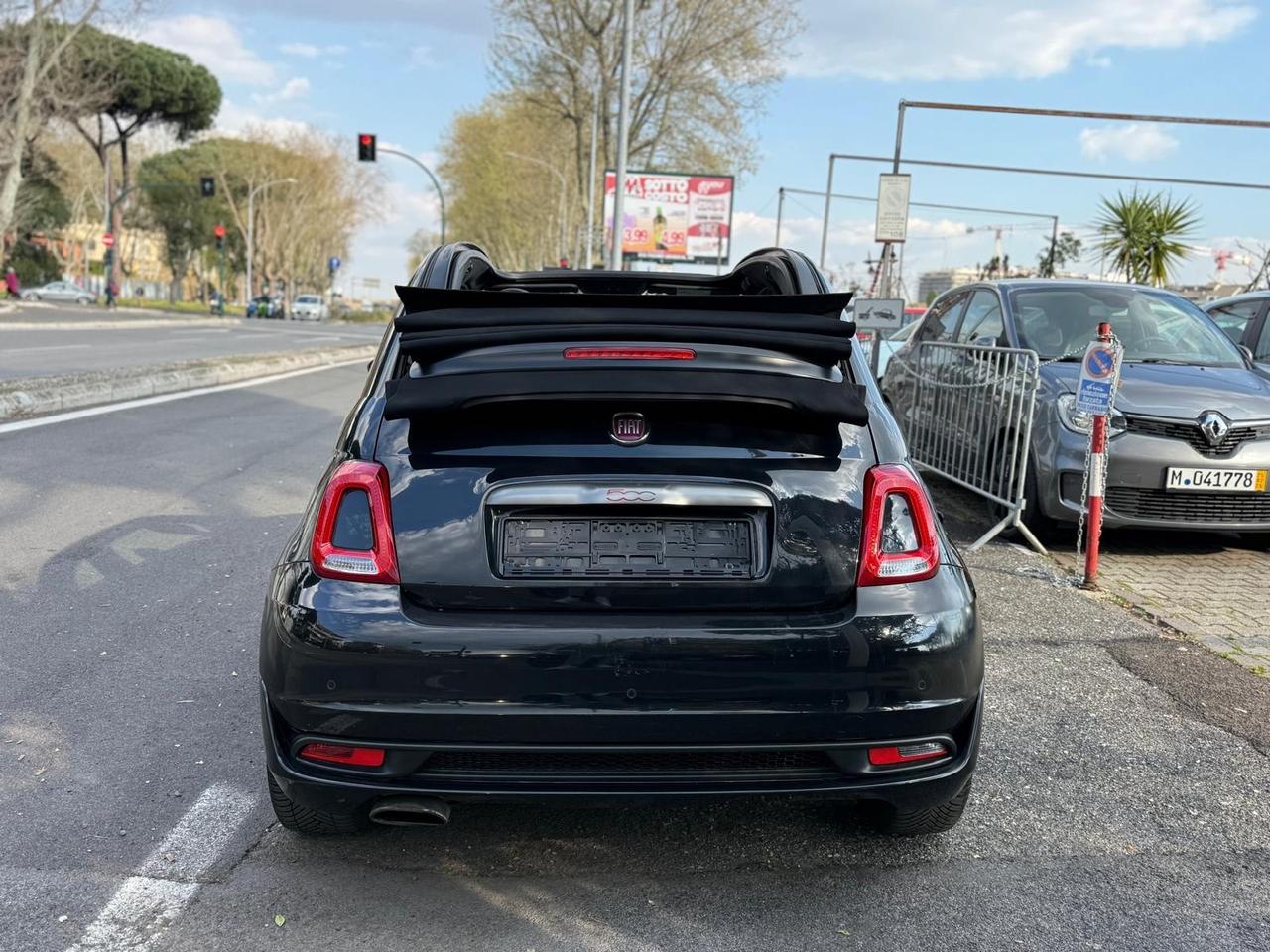 Fiat 500 1.2 Cabrio Sport pelle Navi C manuale